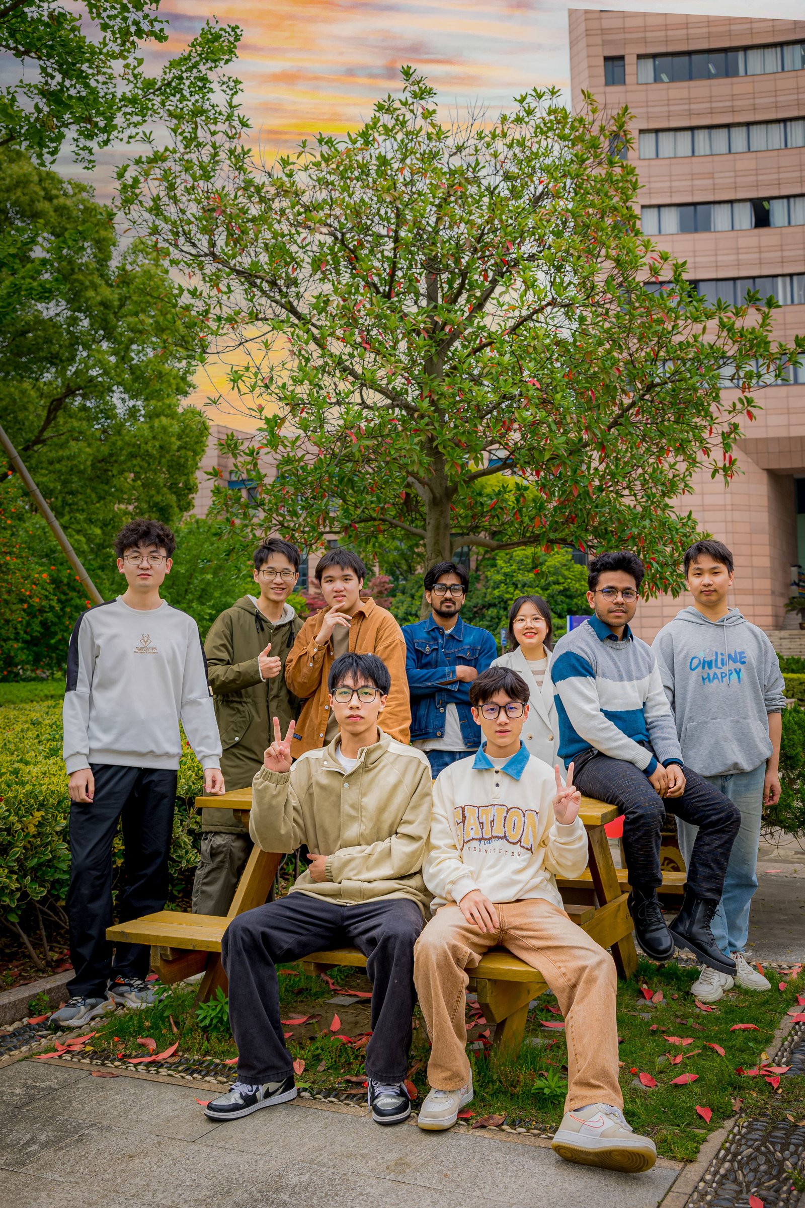 Hasnat Jani Rafin in an academic environment outdoors